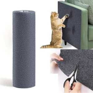 100/200/300cm Cat Scratcher Sofa Protector Pad Board Protection Trimmable Self-adhesive Carpet Corner Wall DIY Cat Scratch Mat
