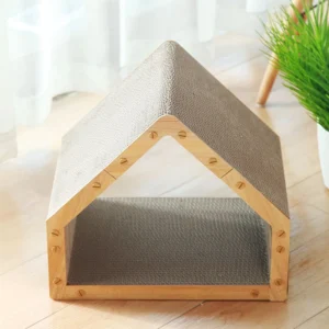 Cat Scratcher House Cardboard Cat Scratcher Scratching Board Pad Cat Scratching Post for Indoor Cats & Kittens